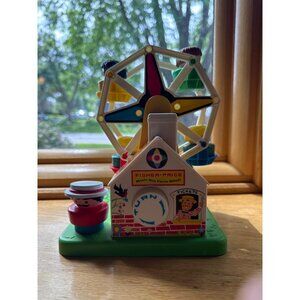 Fisher-Price Music Box Ferris Wheel With Little People Figures #2077
